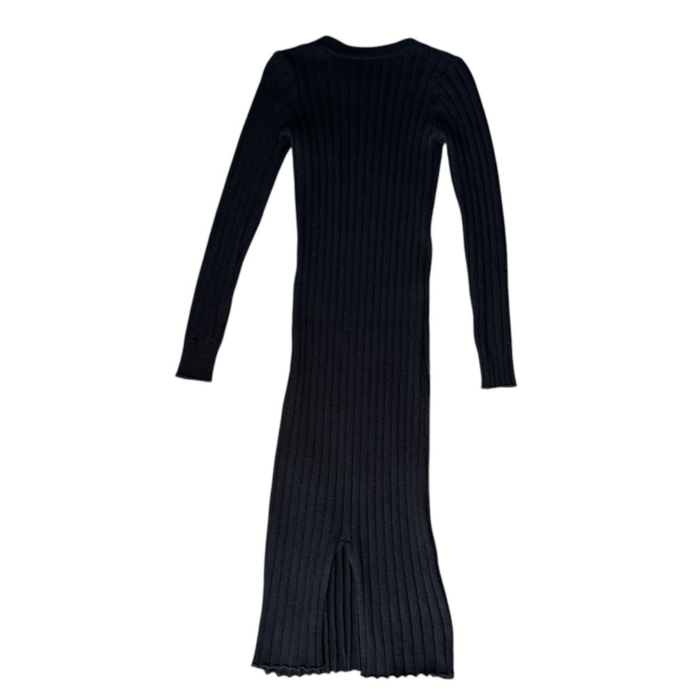 Lulu's Black Best Yet Ribbed Bodycon Sweater - Picture 7 of 10
